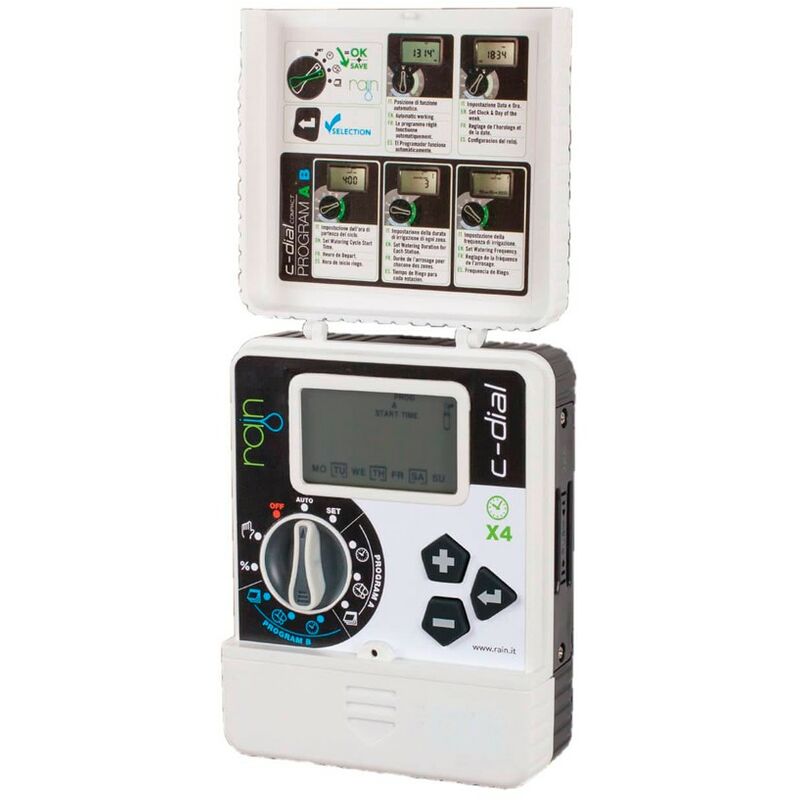 

Programador de riego 24V C-DIAL 6 zonas - Rain