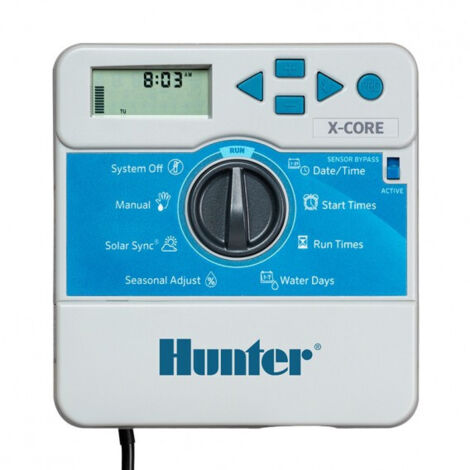 Programador de riego Hunter X-Core interior