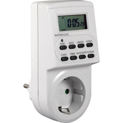 MINI PROGRAMADOR DIGITAL BLANCO 16A 230V/50Hz BLANCO Coati