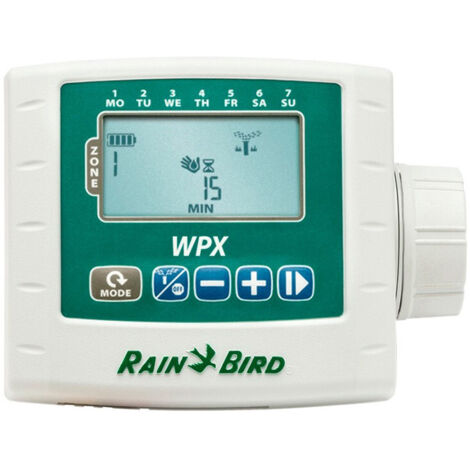Programador rain bird autonomo wp 6 estaciones