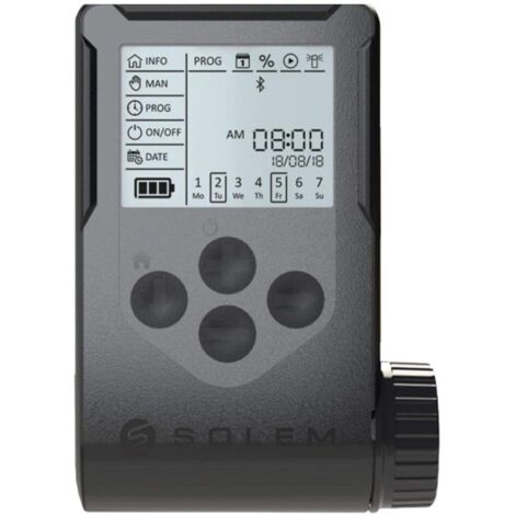 Programador riego a Pilas Solem WooBee 4 Estaciones con Bluetooth