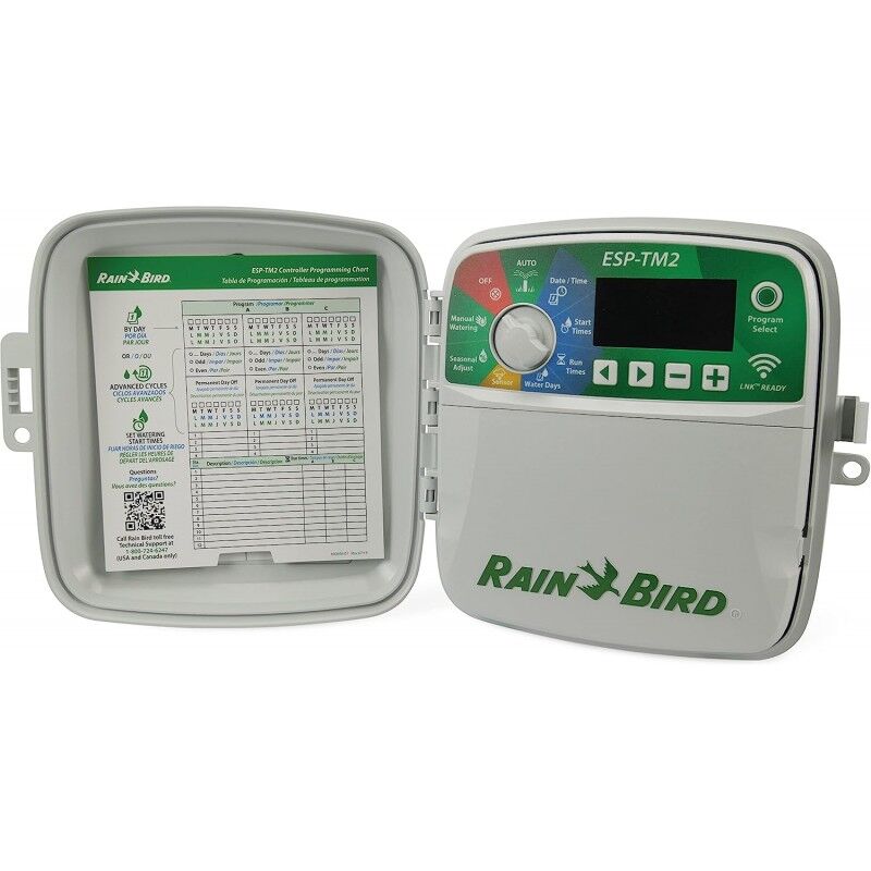 

Programador riego Rain Bird ESP-TM2 8 zonas exterior