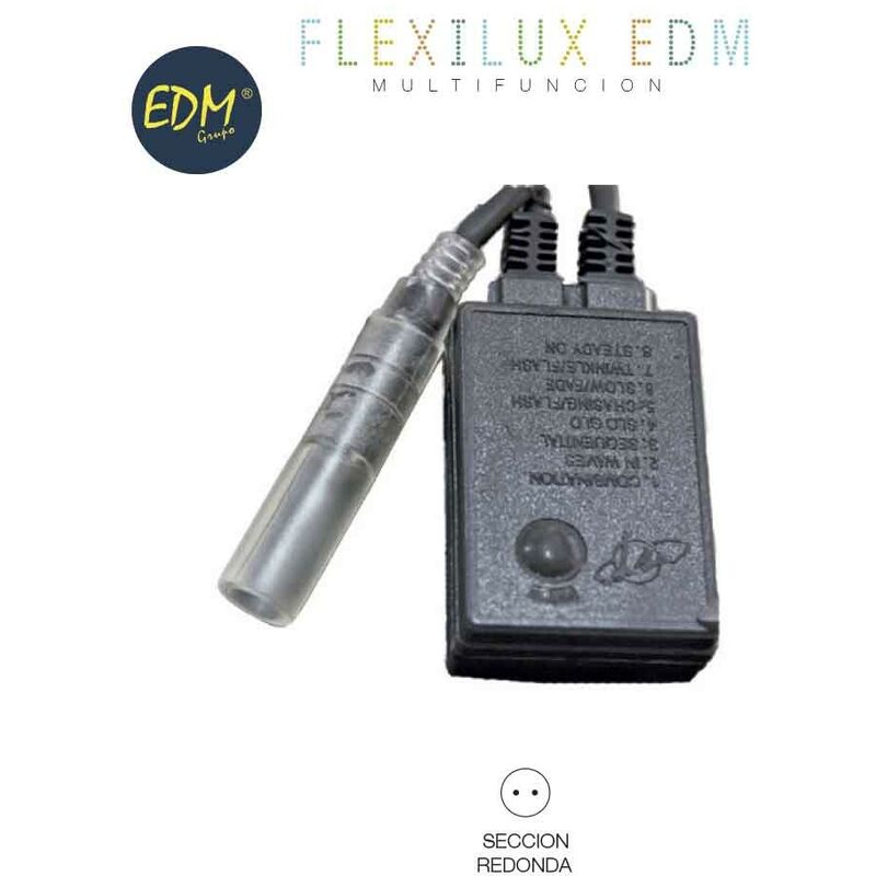 

Programador Tubo Flexilux 45M 2 Vias (Ip44 Interior-Exterior) Edm