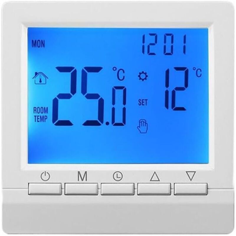 Image of Programmable digital thermostat for home, smart&hellip;