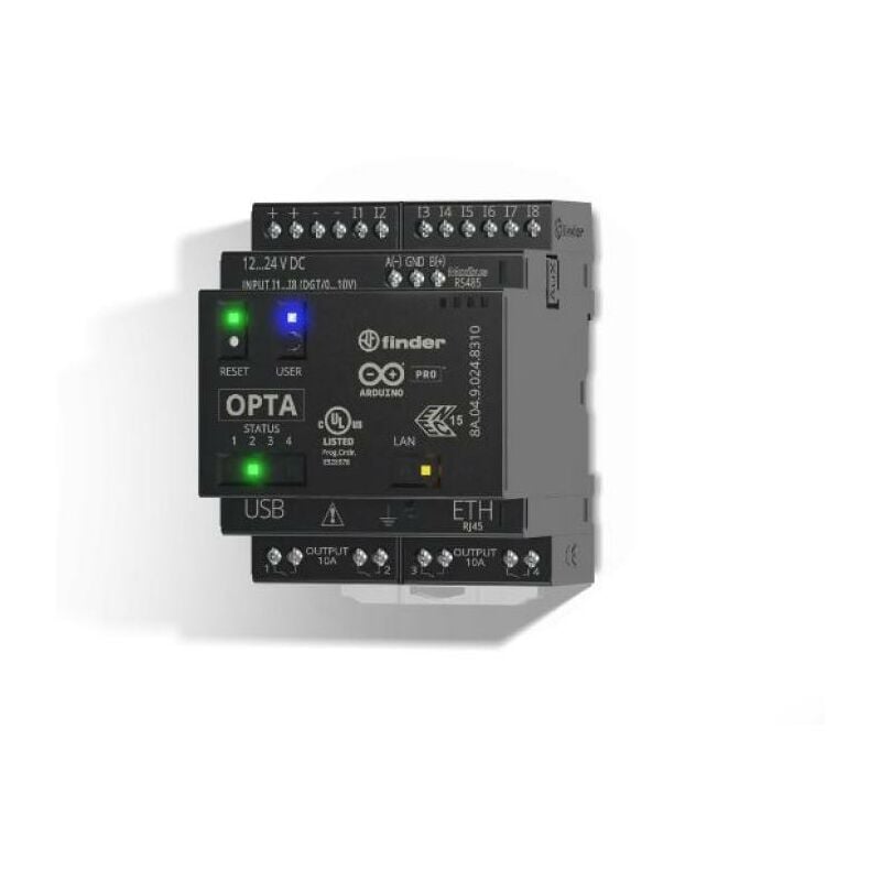 Programmable logic relay Finder opta avec usb - rs485 - 8a0490248310