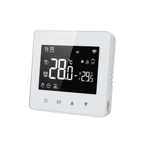 Programmable Smart WiFi Thermostat Compatible with Most Boilers & Voice Assistants