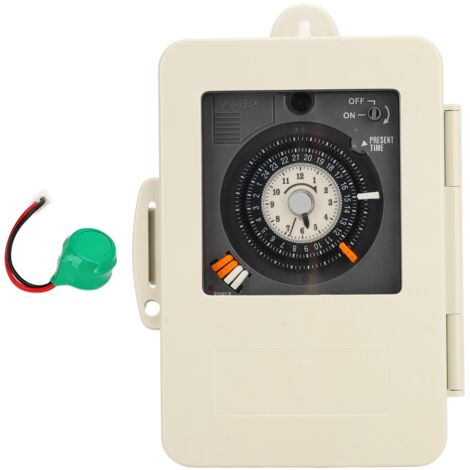 Programmable Timer mécanique avec 96 segments, modèle quartz pour éclairage et appareils électroménagers (100-240V)
