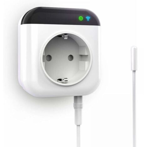 Programmable WiFi thermostatic plug with sensor, WiFi digital control plug with app