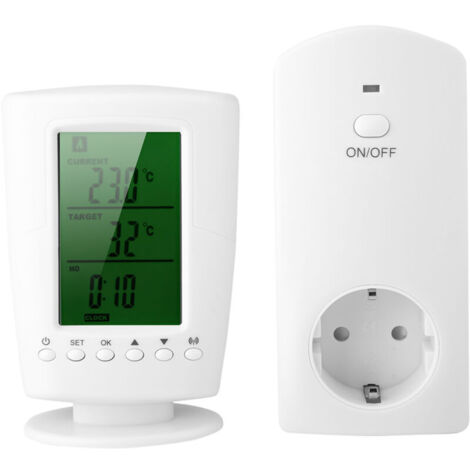 Programmable wireless thermostat and smart plug for the home --
