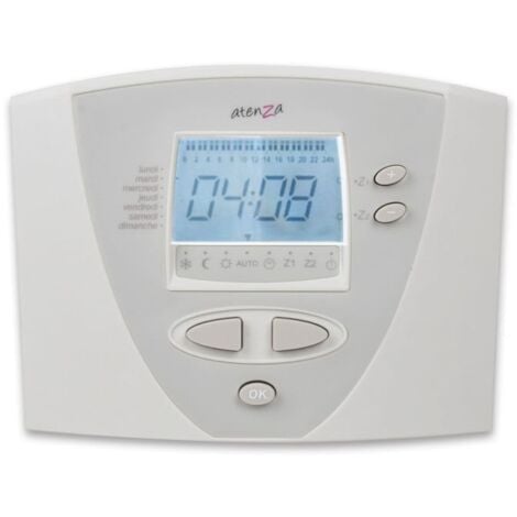 Programmateur à fil pilote 2 zones ATENZA