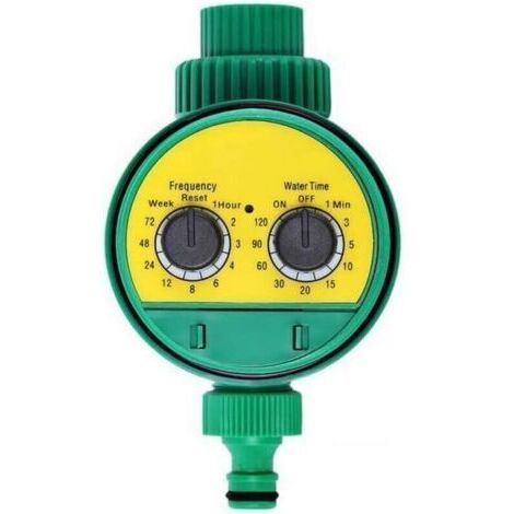 Programmateur arrosage automatique avec minuterie – Alimentation 1/2 et 3/4 pouce – Programmation jusqu'à 120 minutes – Plastique ABS étanche
