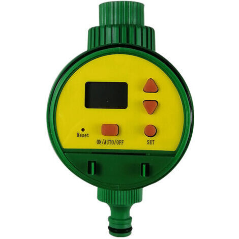 Programmateur Arrosage Automatique, Minuterie d'Irrigation avec Écran LCD en ABS, Contrôleur de Système d'Arrosage Intelligent pour Arroseur de Gazon, Serre et Plus
