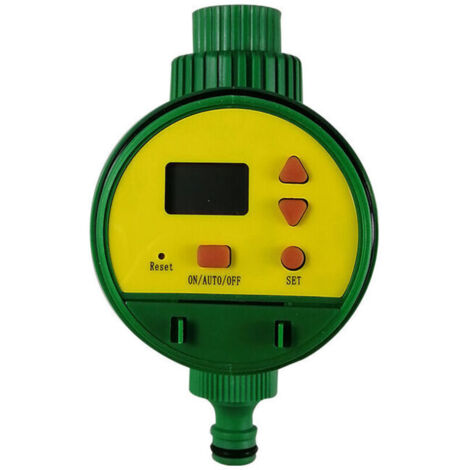 Programmateur Arrosage Automatique, Minuterie d'Irrigation avec Écran LCD en ABS, Controller de Système d'Arrosage Intelligent pour Arroseur de Gazon, Serre et Plus