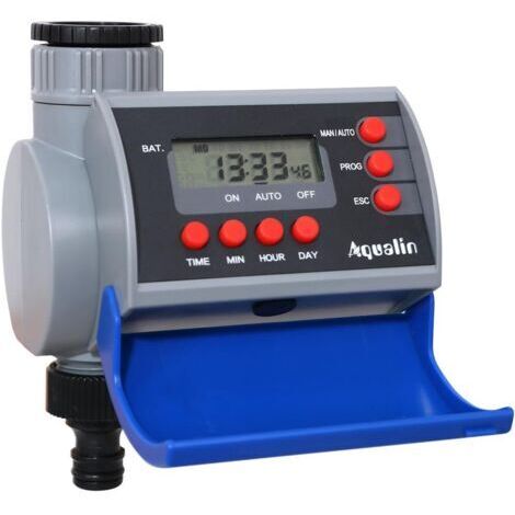 Programmateur Arrosage Minuterie Eau Contrôleur d’Irrigation pour Jardin，Electrovanne