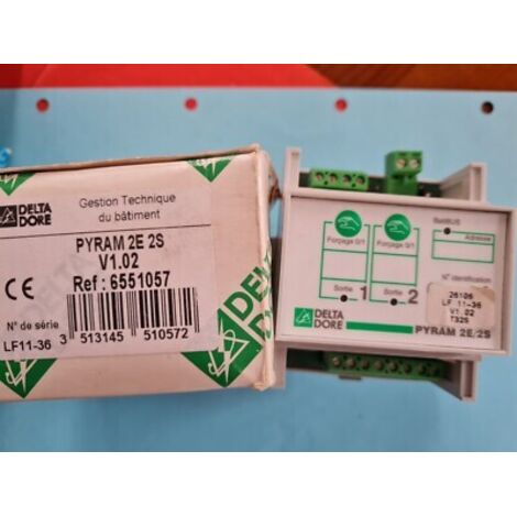PROGRAMMATEUR CHAUFFAGE , DELESTEUR DELTA DORE PYRAM 2E 2S , V1 , 02