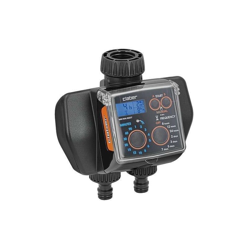 Programmateur d'arrosage Dual Select, deux circuits, DN20(3/4") 14 programmes, avec entree sonde