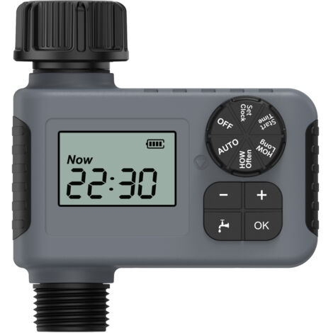 Programmateur d'arrosage intelligent extérieur 2025, compatible avec les systèmes d'irrigation goutte à goutte et par aspersion, contrôleur d'arrosage de jardin résistant au gel et étanche