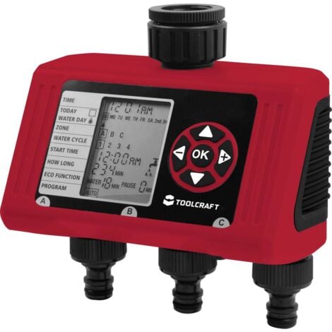 Programmateur d'arrosage TOOLCRAFT Easy Trio 2302366