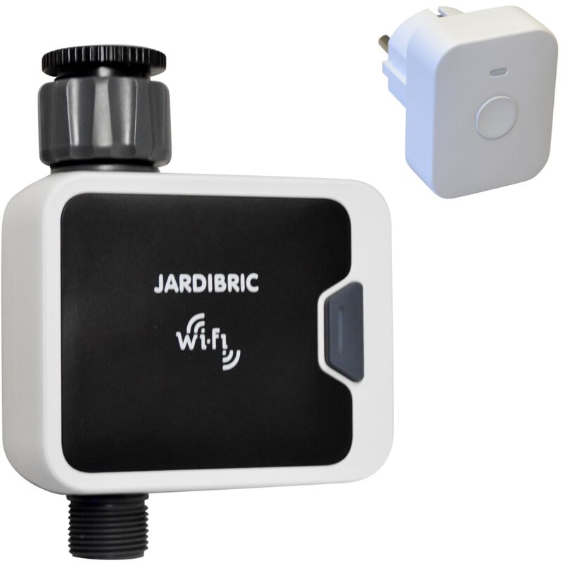 Programmateur WiFi Jardibric via appli Tuya – Commande vocale Alexa/Google – 1 voie – Pression 0,5 à 8 bars