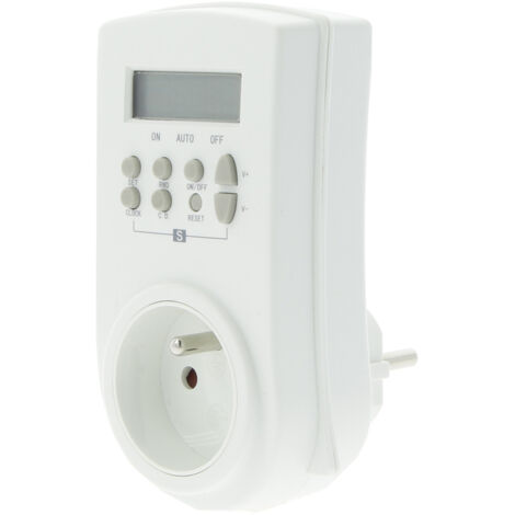 Programmateur Digital Hebdomadaire 3680w Blanc - Profile
