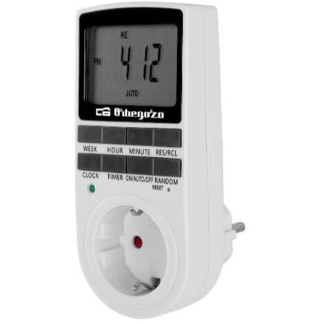 Programmateur enfichable orbegozo pg 25/ puissance max. 3680w