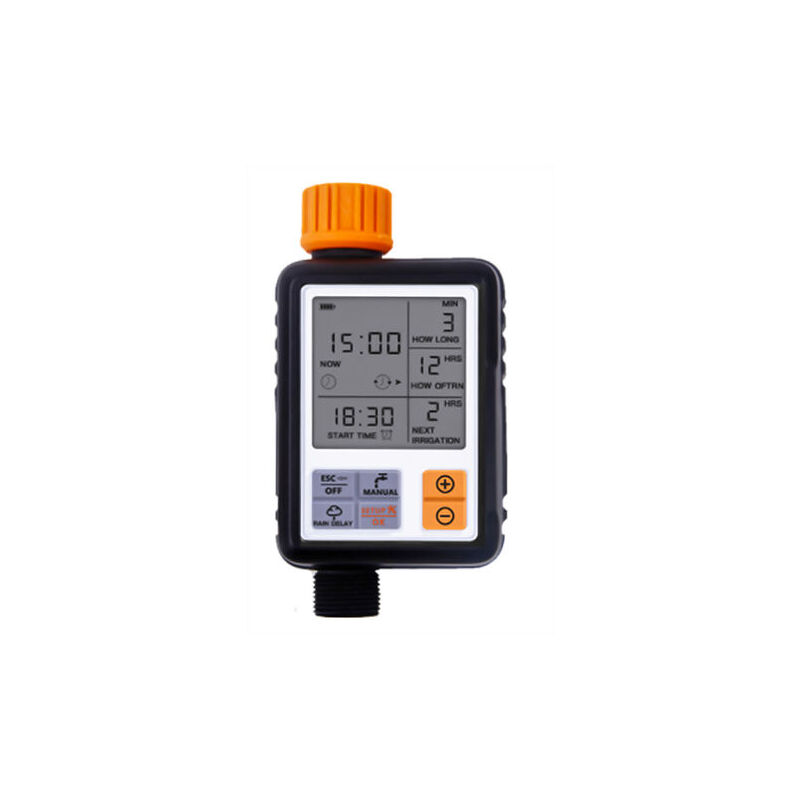 Programmateur et Minuterie d'Arrosage Automatique - Irrigation Intelligente avec Grand Écran