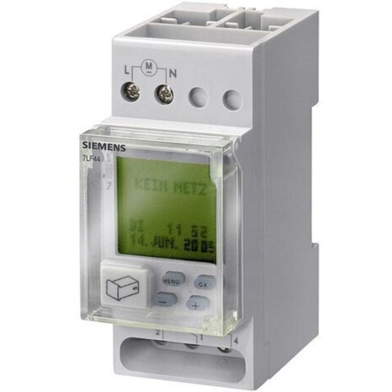 7LF4521-0 Programmateur horaire pour rail numérique 230 v/ac 4000 w - Siemens