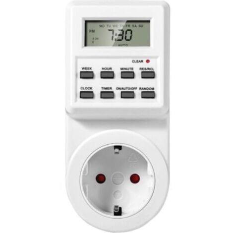Programmateur Prise Electrique et Digitale, Prise Programmable à Cycle Alternatif et répétitif, Prise Minuteur Programmable with LCD