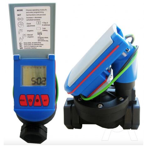 Programmatore a Batteria 9V con elettrovalvola inclusa 2" - F. Femmina - G75 Baccara