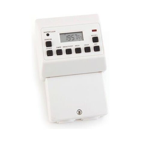 Spina timer digitale programmabile 70 programmi 16Amp CFG E293