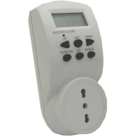 PROGRAMMATORE SETTIMANALE DIGITALE CON DISPLAY CON
