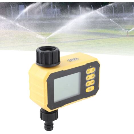 Programmeur d'Arrosage Intelligent Solar One Way avec Senseur de Pluie G3/4 Thread ABS - Timer Automatique Irrigation pour Jardin Balcon
