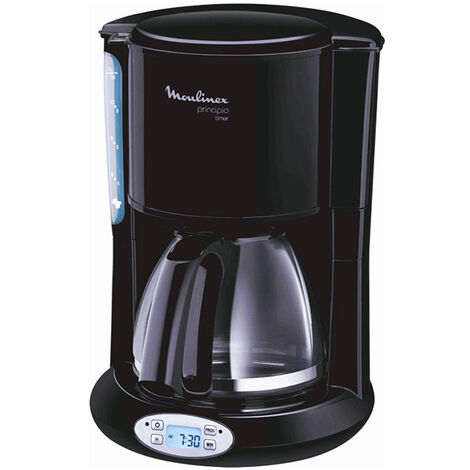 programmierbare kaffeemaschine 15 tassen 1000w schwarz - fg262810 - moulinex