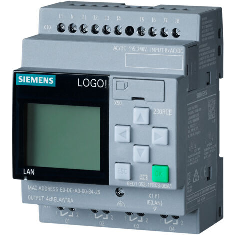 Programmierbare Steuerung Siemens LOGO 230RCE 8 Eingänge 4 Ausgänge