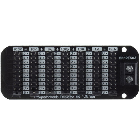 Programmierbare Widerstandsplatine 0,1–999999,9 Ω, einstellbares Modul als Ersatz