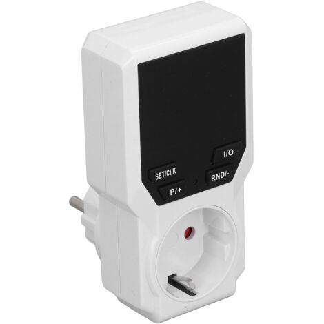 Programmierbare Zeitschaltuhr – Intelligente Uhr mit präziser Steuerung, HD-Display, Energiesparmodus, 10 Programmen für Warmwasserbereiter, elektrische Abdeckung und Aquarium