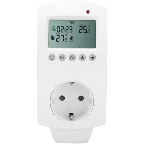Programmierbarer LCD-Smart-Thermostat für Heizung, 16 A, 230 V, EU