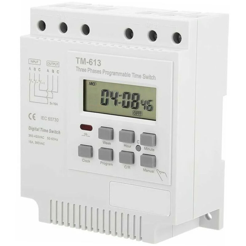 Image of Programmierbarer Timer - Timer 380V TM-613 Zeitschaltuhr für Drehstrommotor