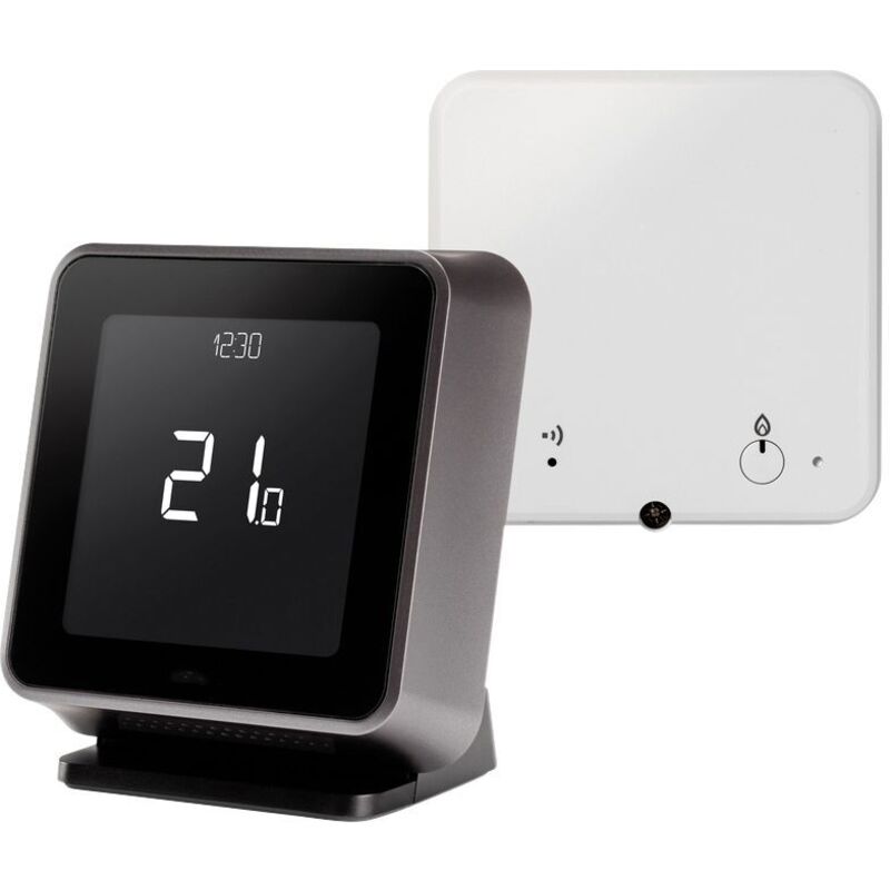 Honeywell Resideo Raumthermostat T6r Smart Home Mit Funk-empfängerbox, Anthrazit