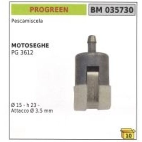 PROGREEN tronçonneuse Pescamiscela PG 3612 Ø 15mm hauteur 23mm Ø 3,5 mm connexion