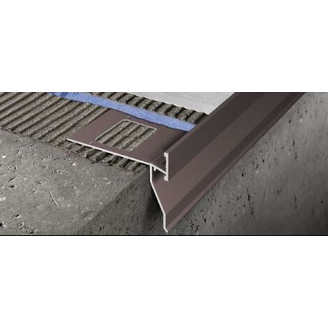 Progress profiles profilo proterrace drain fdp  10mm.  all.v. corten 2,7 ml