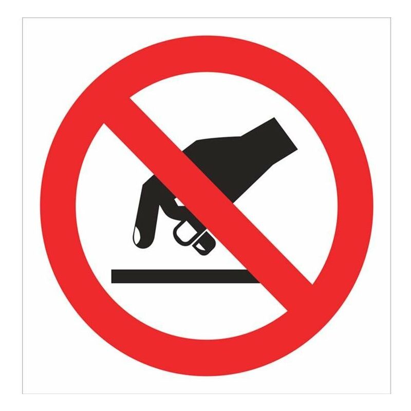 

Prohibido tocar Medida mm:297X297 Material: Plastico