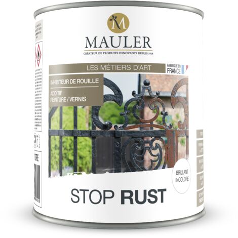 Prohibiteur de rouille & additif pour peinture/ vernis glycéro - 1L Brillant Incolore - Solvanté - Stop Rust Mauler