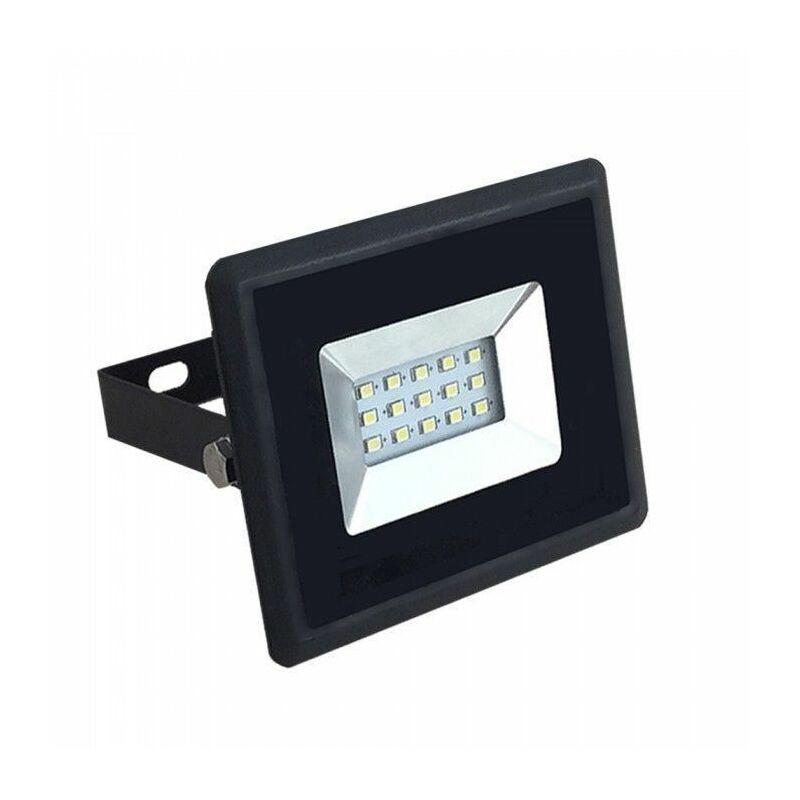 Proiettore a LED 10W nero IP65 esterno Température...
