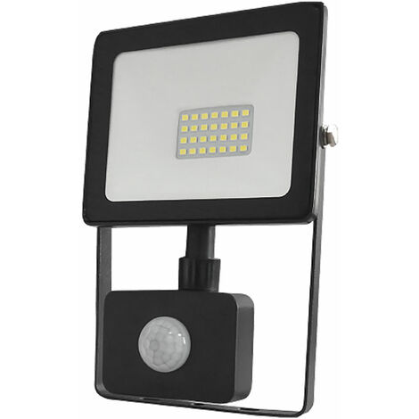 Proiettore a led con sensore presenza 20w - mm 160 x 115 x 50 / 4000k (1600 lm) NOVAITALIA