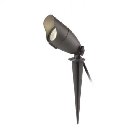 Proiettore a picchetto LED nero per giardino PIVOINE