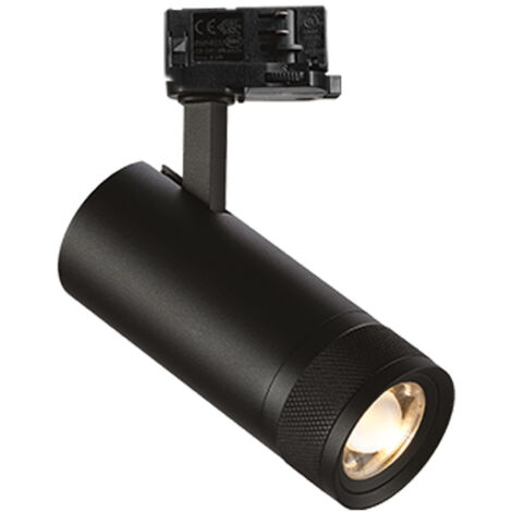 Proiettore Cilindrico On-Off Eos Alluminio-Plastiche Nero Led 15W 3000K