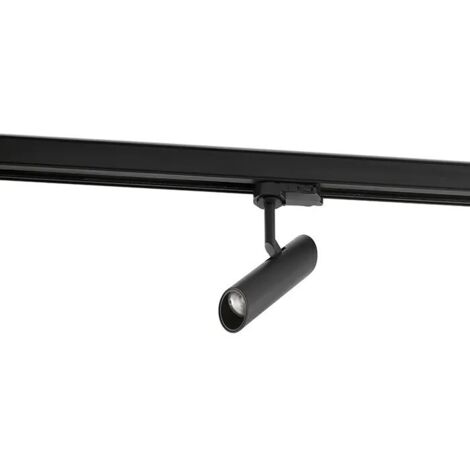 Proiettore da binario LED nero LEO 43795