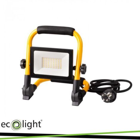 PROIETTORE DA LAVORO 50W 4000K CAVO 1,5MT                                                                - Luce NATURALE
