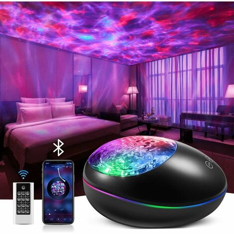 Moredig Regalo per Neonati Adulti Natale Proiettore Stelle Bambini Bambini 360° Rotazione Proiettore Luci Bambini con 8 Modalità Romantica Luce Notturna Halloween ecc Compleanno blu 